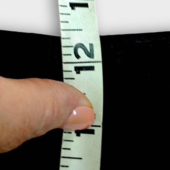 Valerie Stevens Womens Pants Sz Black Silk Tapered Zip Retroglam Lady Gaga Vtg - Picture 10 of 10